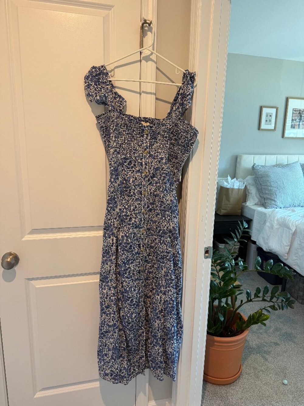 Pilcro 100% Cotton Buttondown Midi Dress - Picture 5 of 6